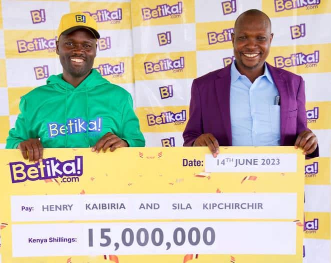 Betika Jackpot winner