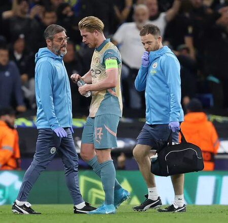 Injury news: Kevin De Bruyne set to miss Arsenal clash