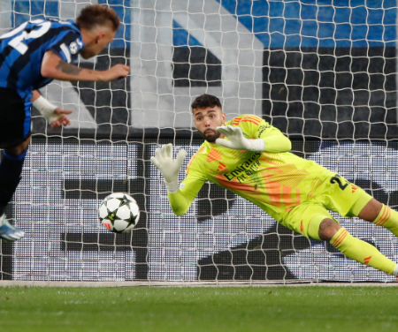 CHampions League: Raya’s double save from the spot earns Arsenal a point