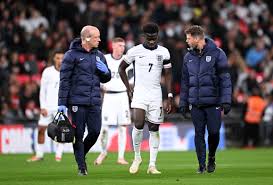 Bad news for Arsenal as Saka suffer injury during England’s loss