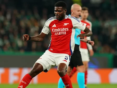 Thomas Partey Brilliant performance in Arsenal 1:5 Win against Sporting Lisbon